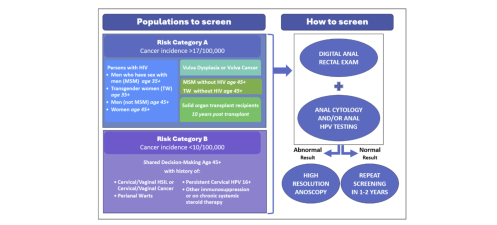 First International Anal Cancer Screening Guidelines